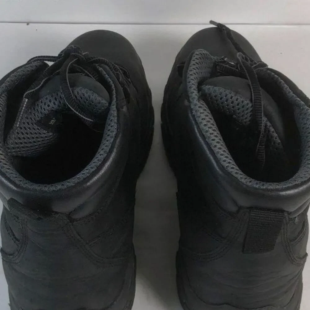 Hytest Men's Black Leather Apex 2 Pike Work Boots - Size 12 W